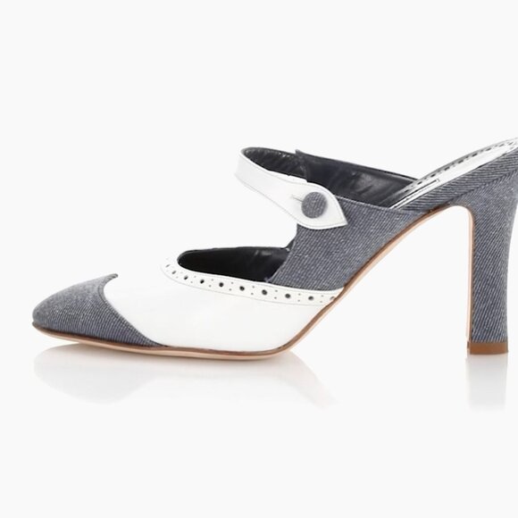 Manolo Blahnik Agathanu heel mules - Picture 7 of 14